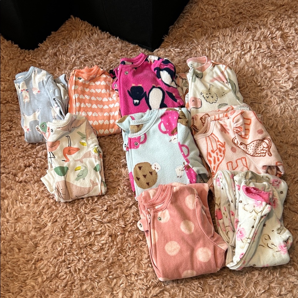 Winter footie pajama bundle